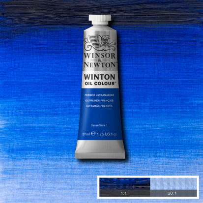 Масляная краска "Winton", французский ультрамарин 37мл sela25
